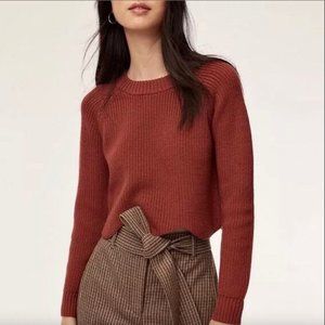 M Aritzia Sardou Sweater in Spice